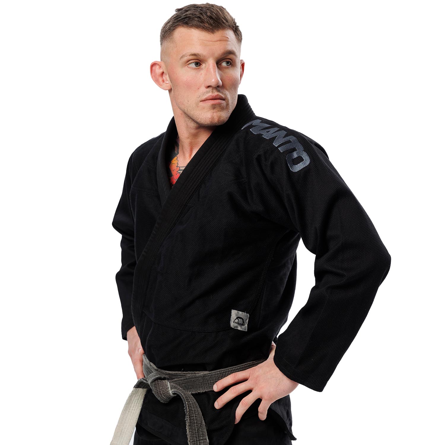 MANTO BJJ GI, X5, black-black, A1L