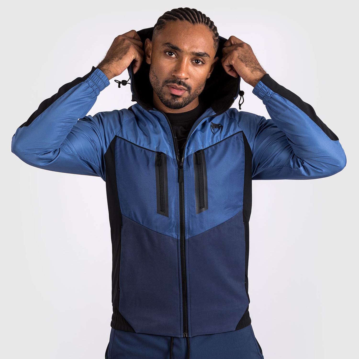 VENUM Trainingsjacke, Laser 3.0, schwarz-blau, XXL