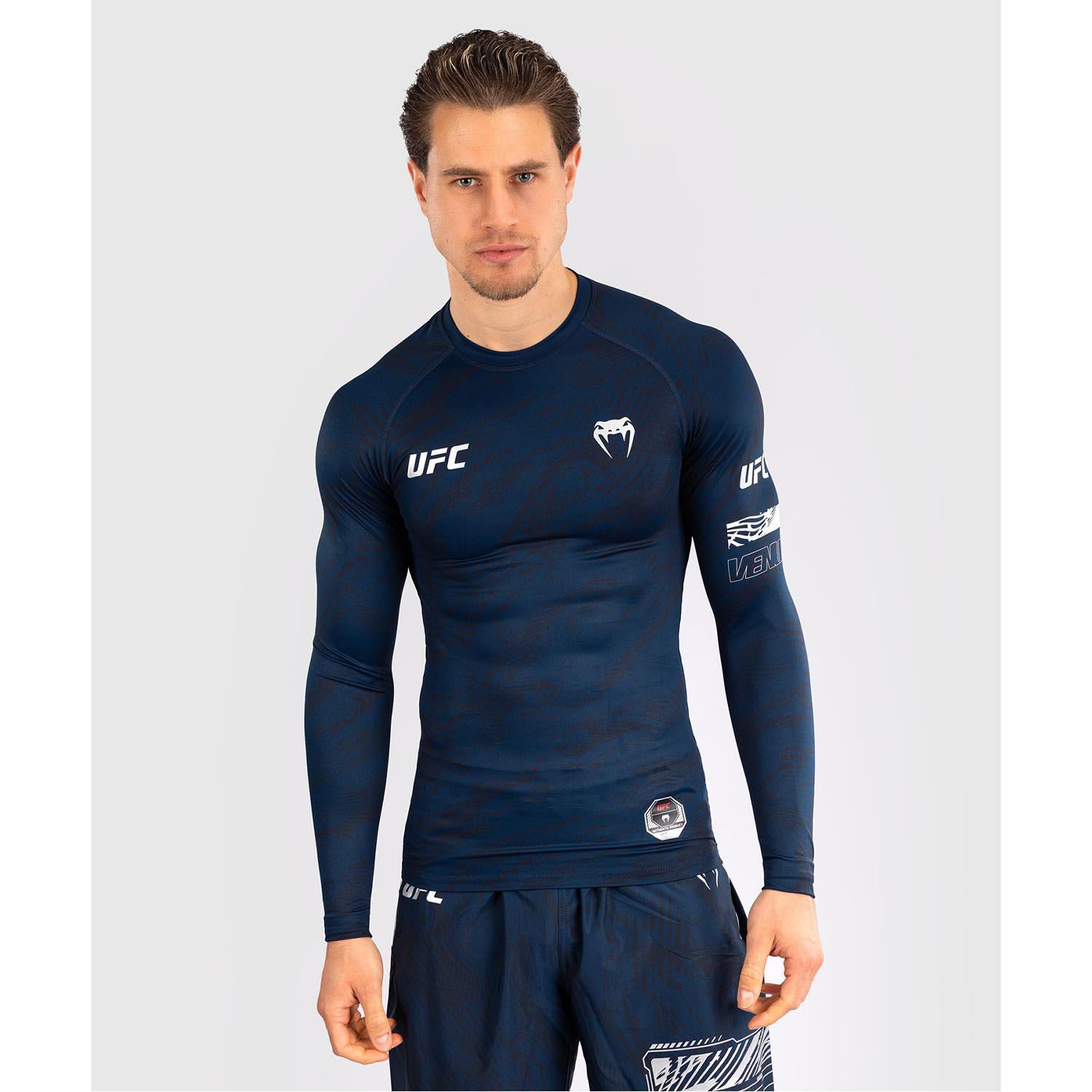 VENUM Rashguard L/S, UFC Fusion Fight Week, dark blue, XL