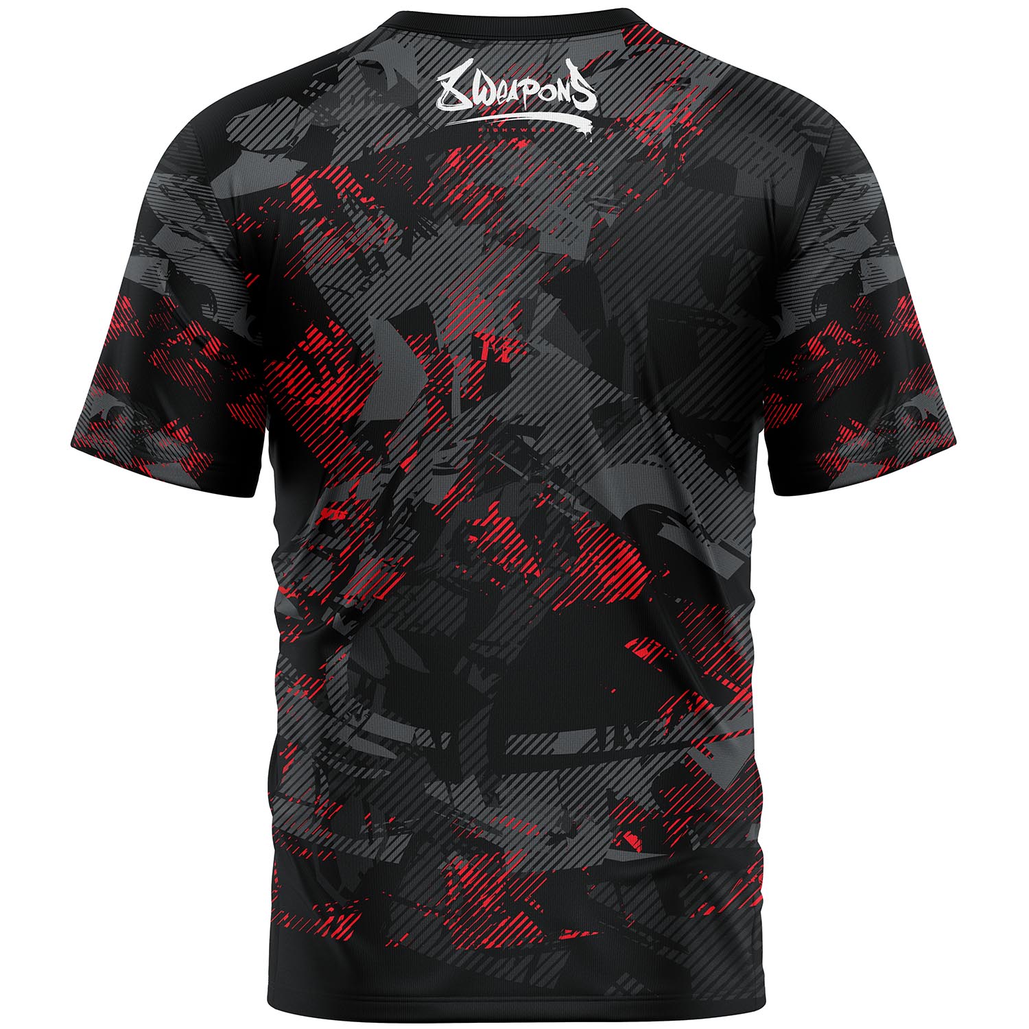 8 WEAPONS Functional T-Shirt, Hit 2.0, black-red, XL