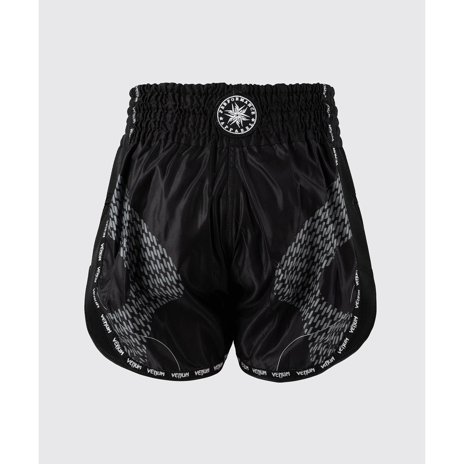 VENUM Muay Thai Shorts, Nexus, black-silver, XXL