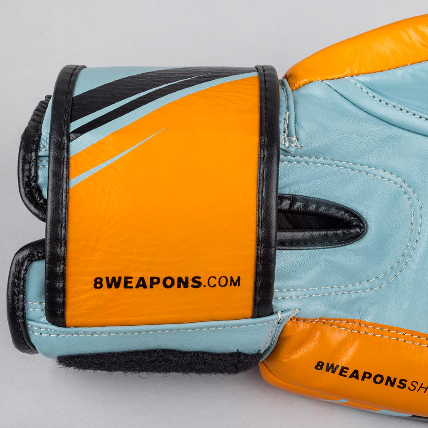 8 WEAPONS Boxing Gloves, Shift, ice-grey-orange, 16 Oz