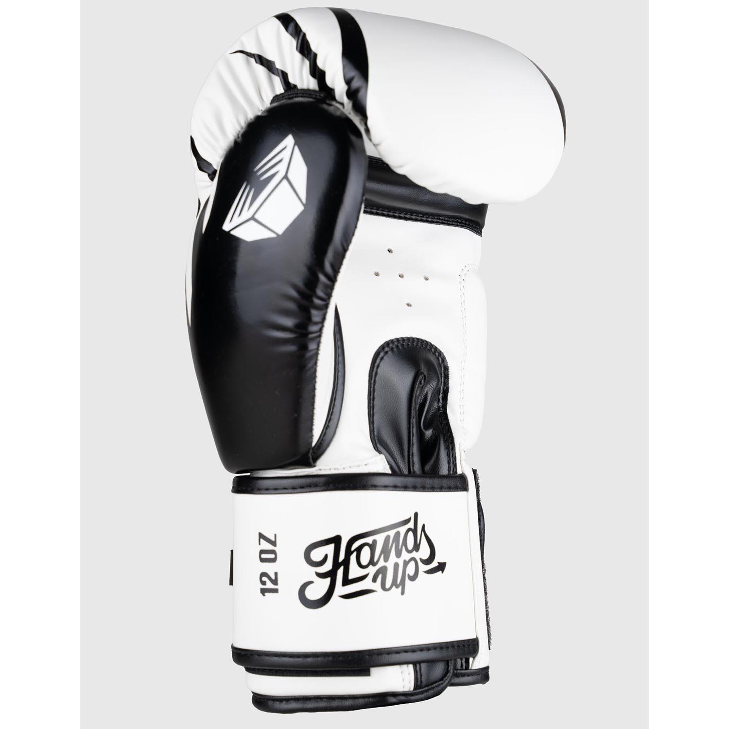 RINGLIFE Boxhandschuhe, No.1 weiß-schwarz 16 Oz
