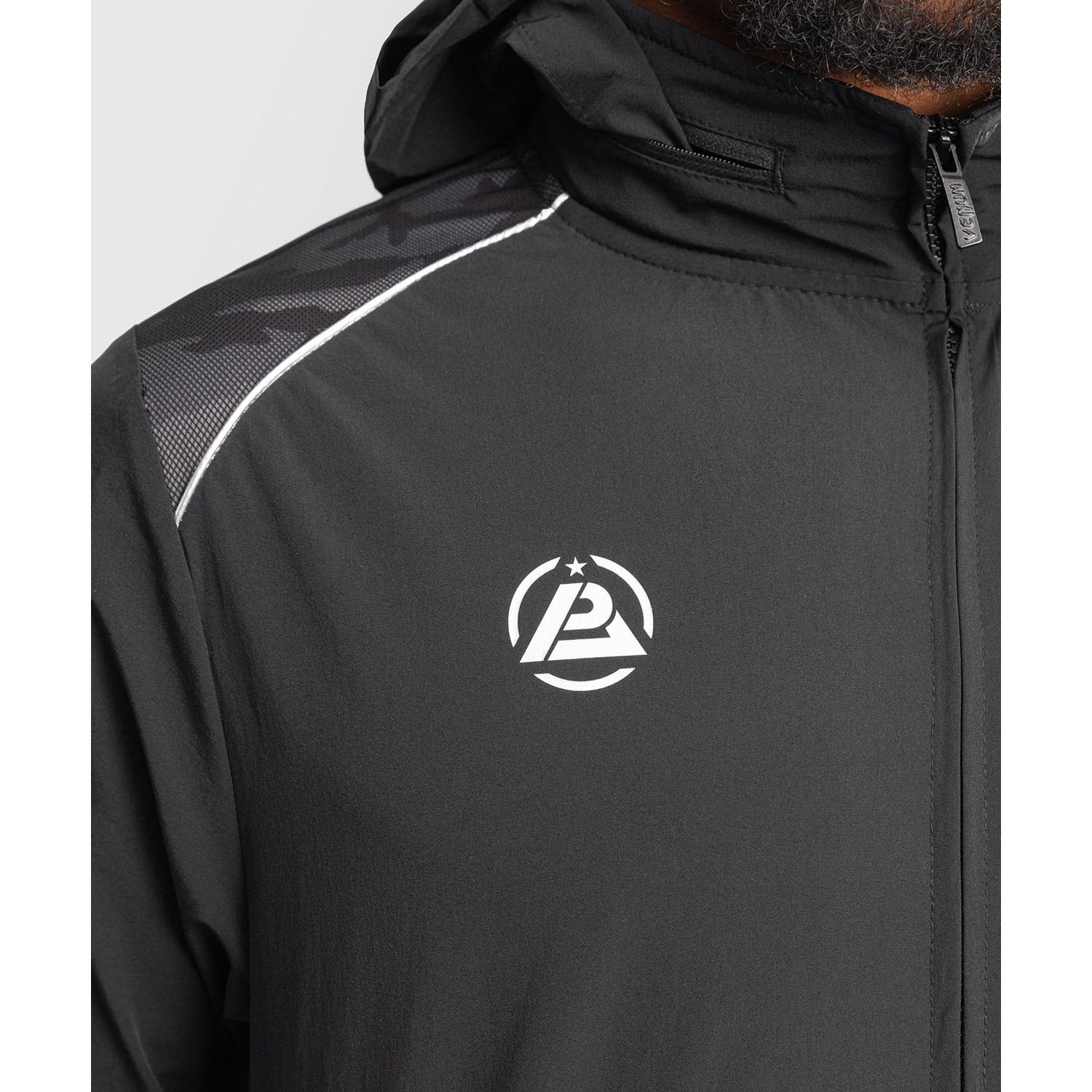 VENUM Training Jacket, Polaris, black-grey, XXL