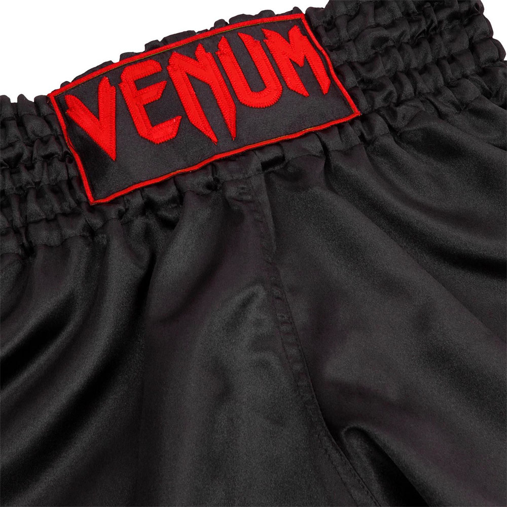 VENUM Muay Thai Shorts, Classic, black-red, M