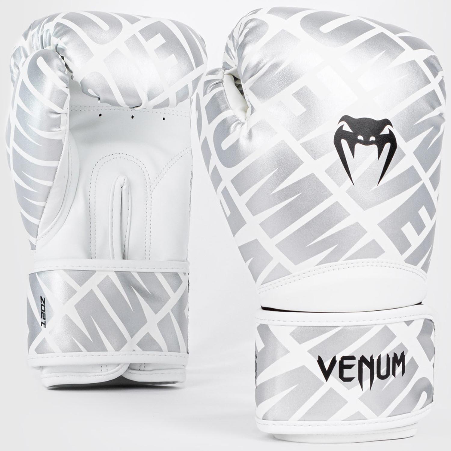 VENUM Boxing Gloves, Contender 1.5 XT, weiß-silver, 16 Oz