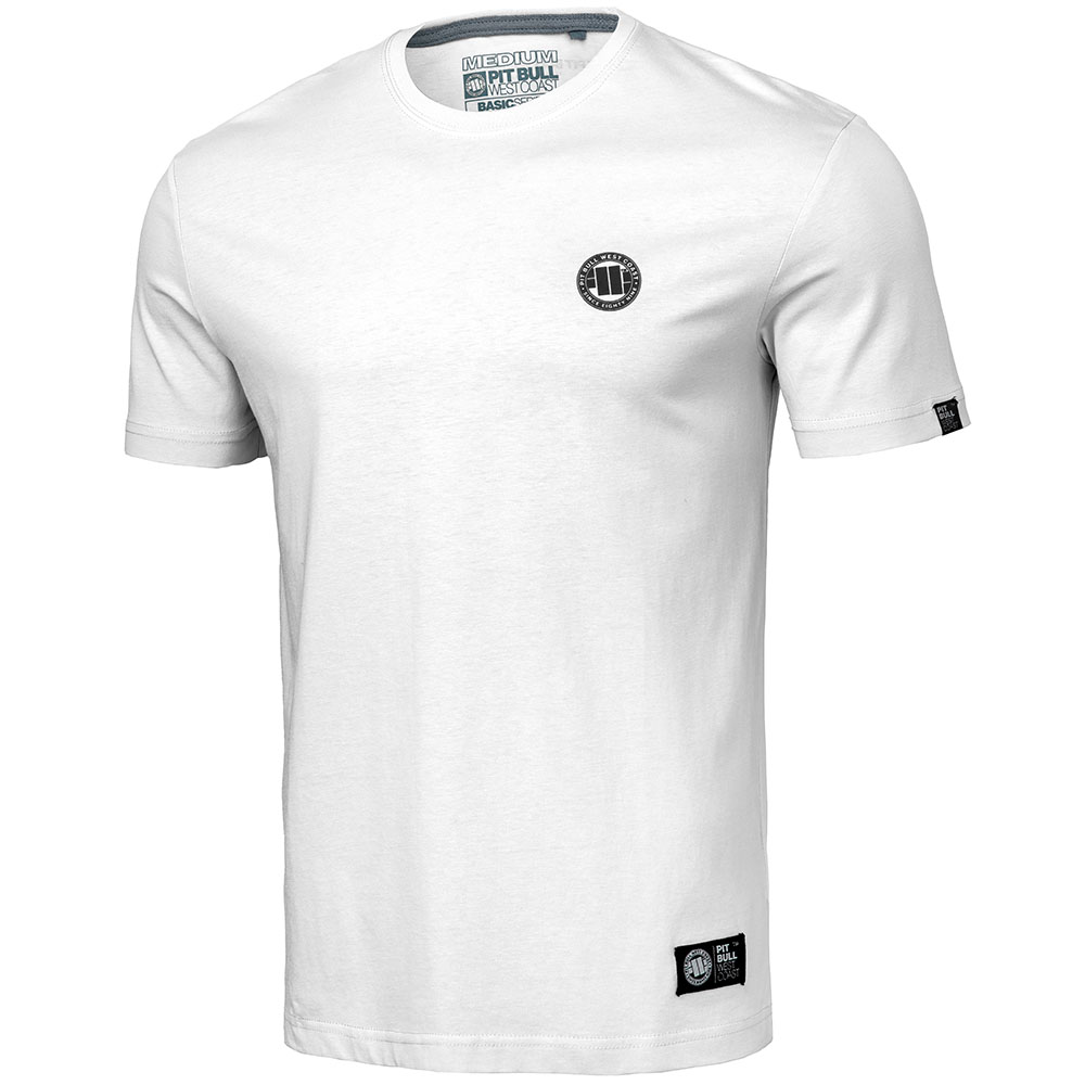 Pit Bull West Coast T-Shirt, Small Logo, white, XXXL