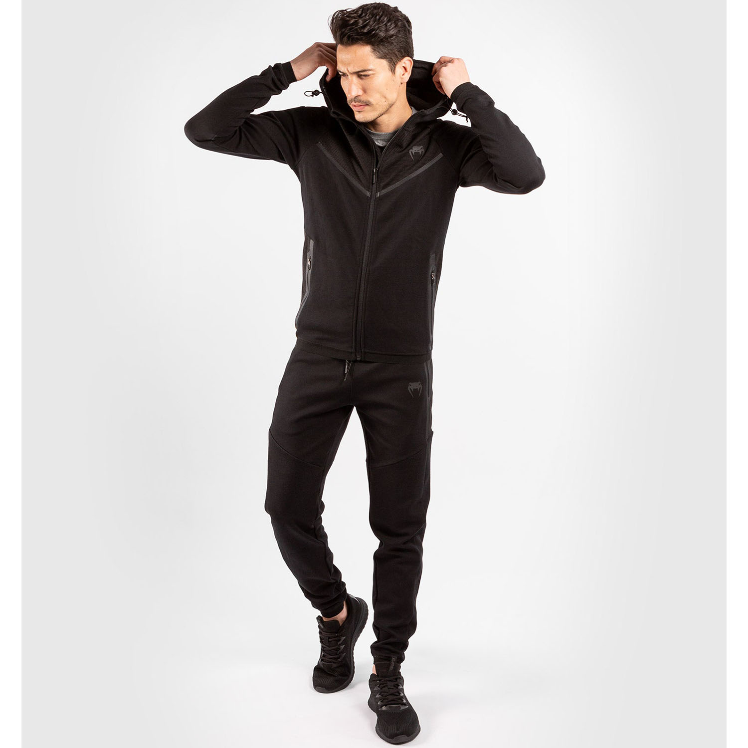 VENUM Zip Hoody, Laser Evo 2.0, black-black, S