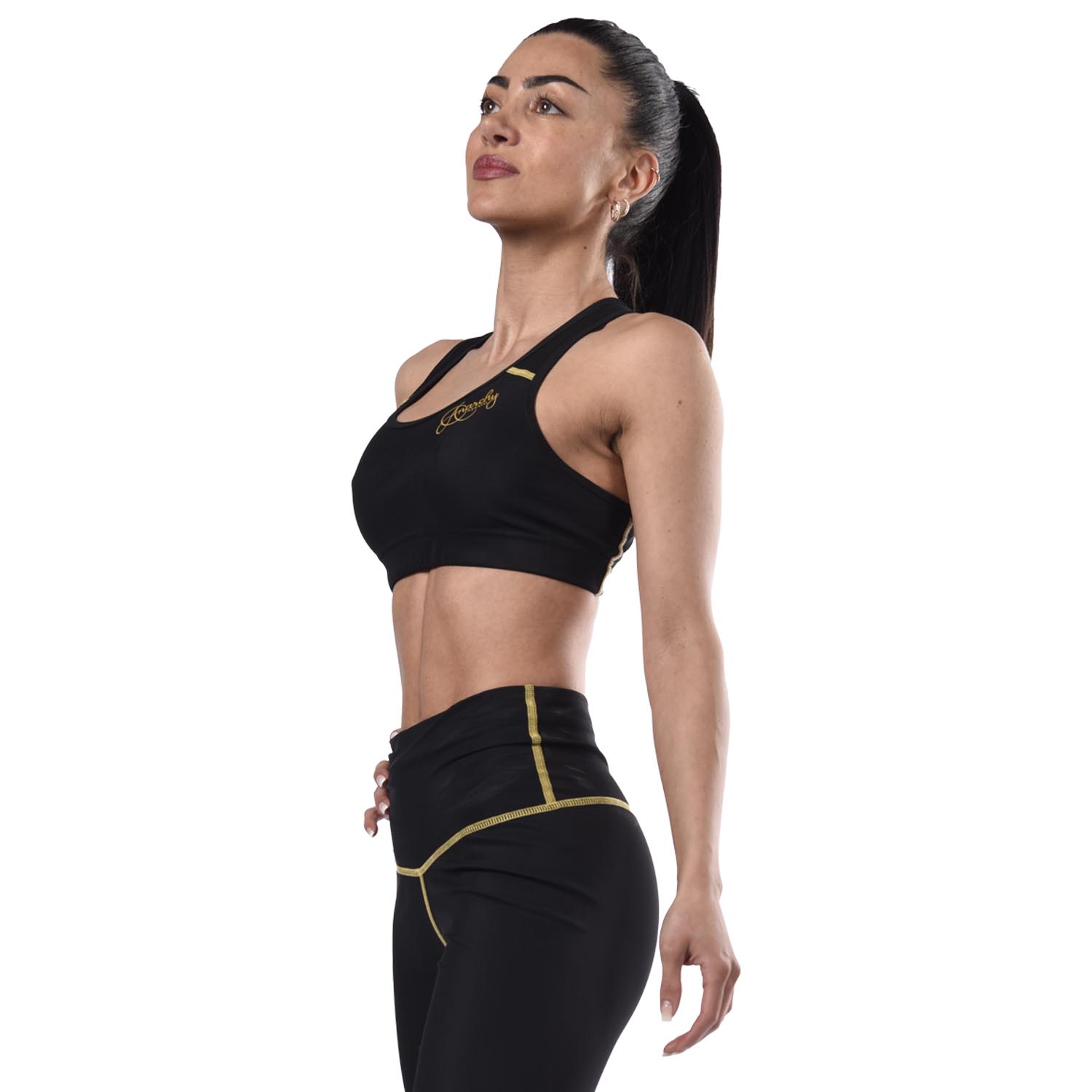Anarchy Apparel Sports Bra, Kevlar, schwarz, XS