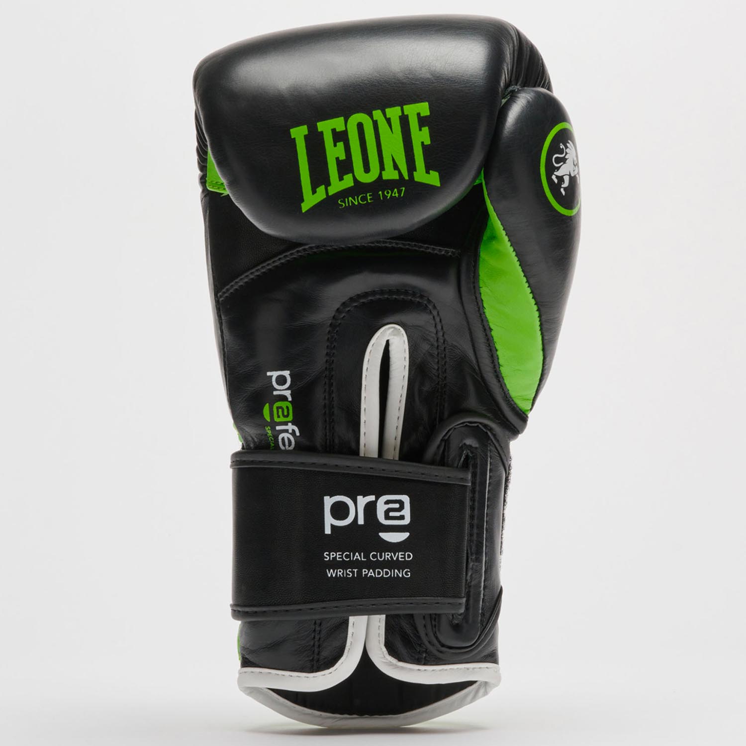 LEONE Boxing Gloves, Professional 2, GN115, black, 12 Oz