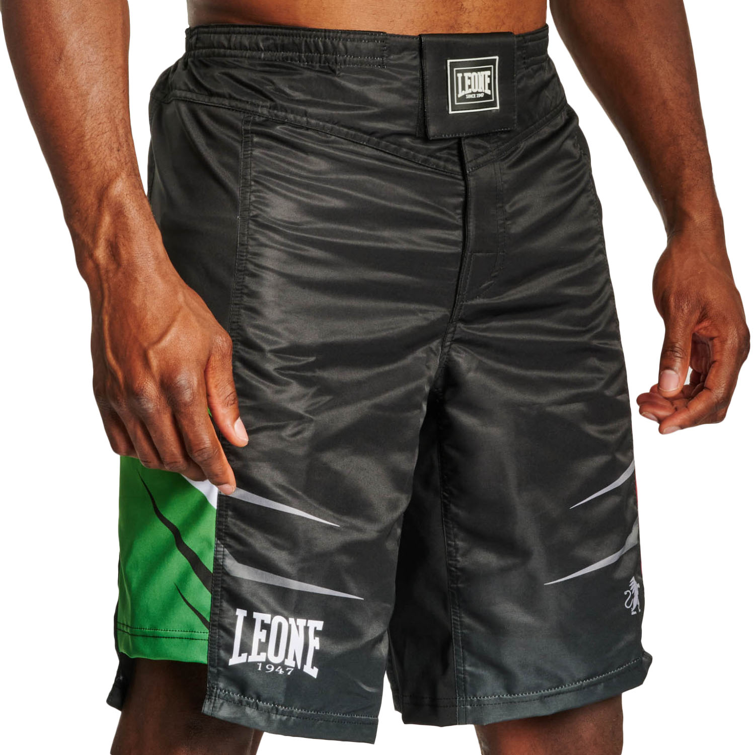 LEONE MMA Fight Shorts, Revo Performance, AB957, black, XXL