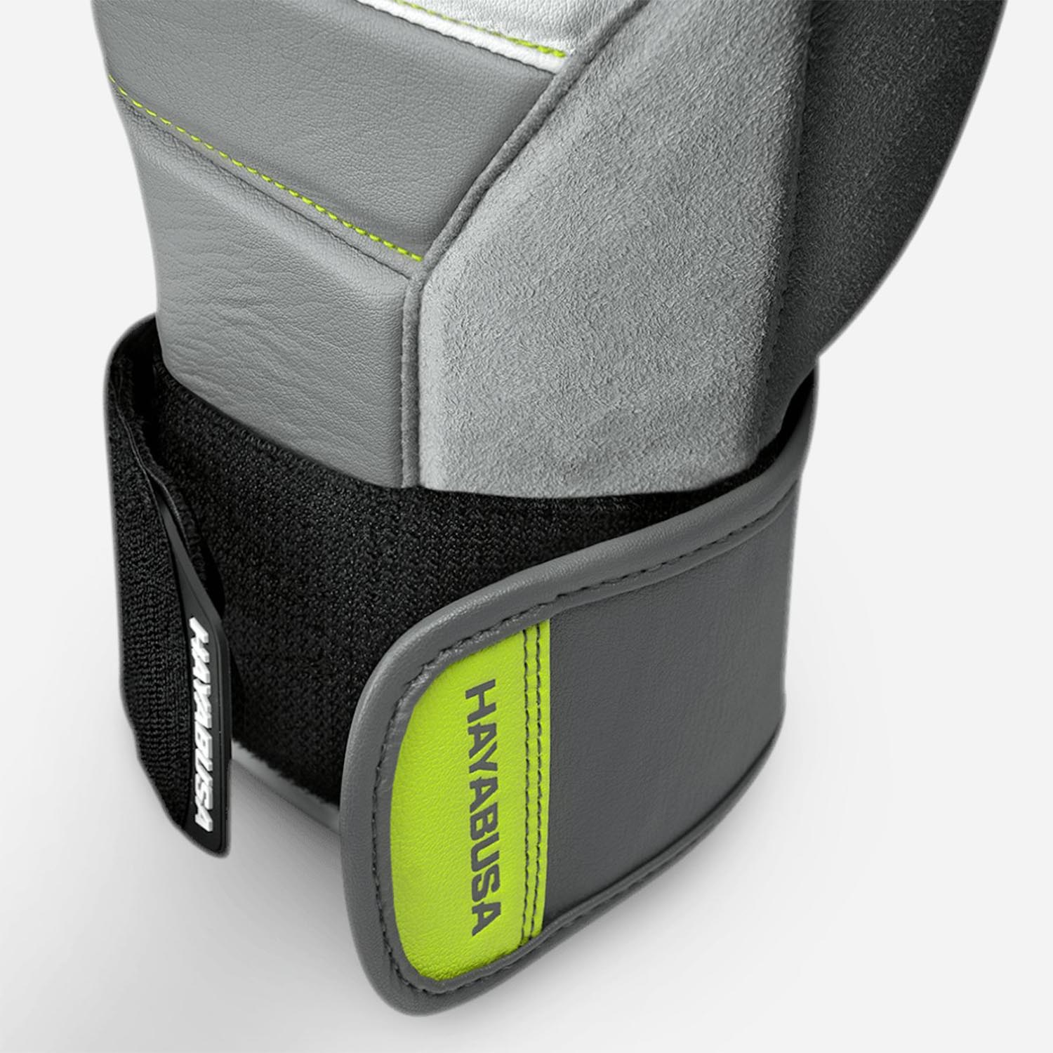 Hayabusa Boxhandschuhe, T3, grau-lime, 16 Oz