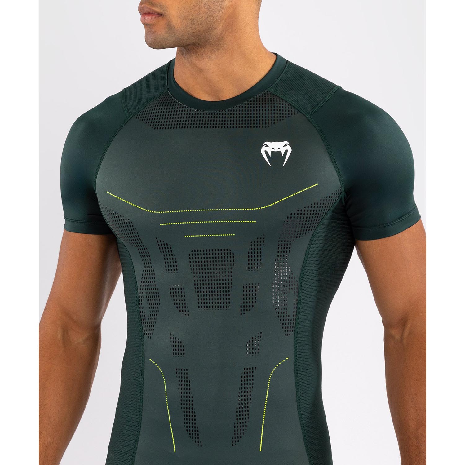 VENUM Rashguard, S/S, Technical 3.0, green, L