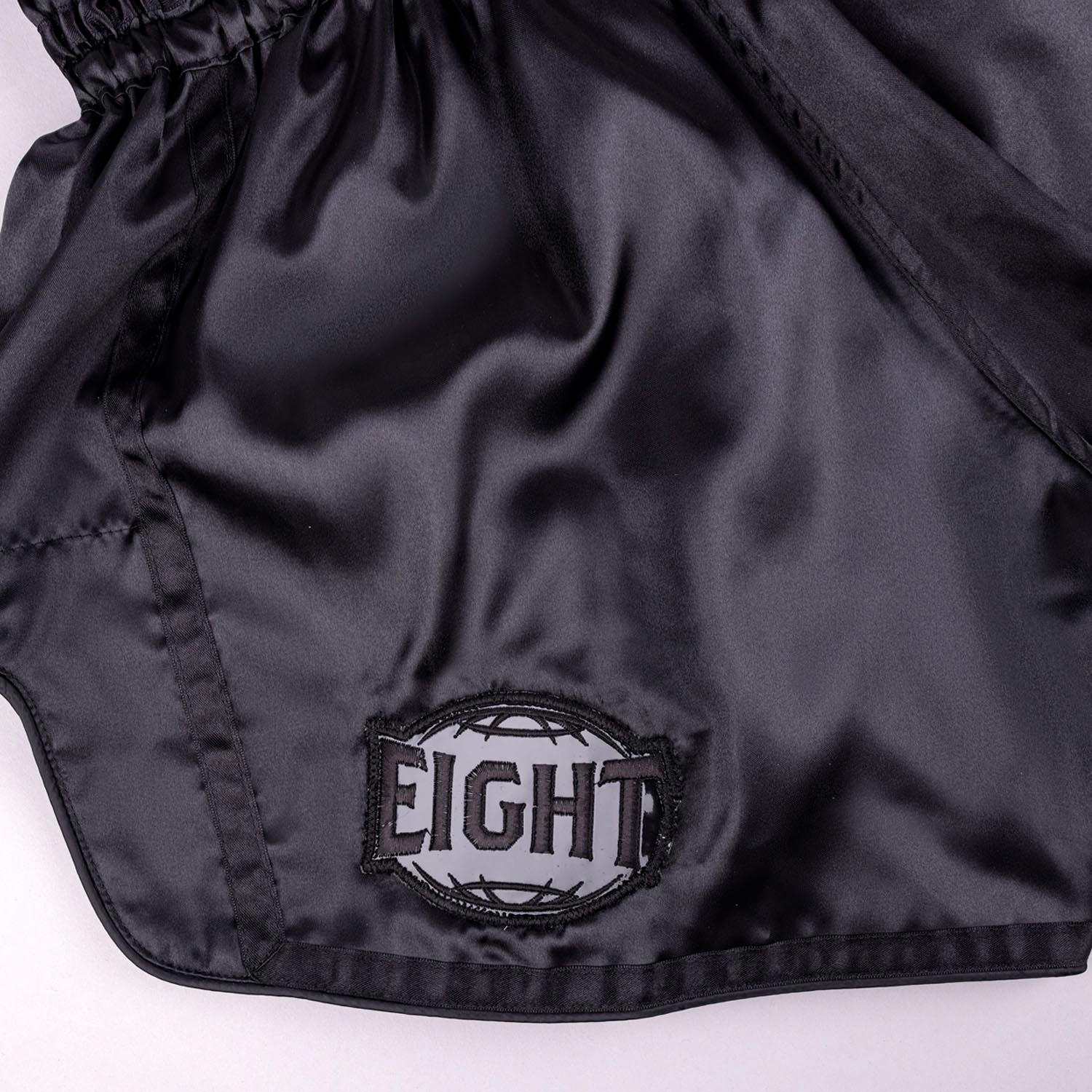 8 WEAPONS Muay Thai Shorts, Bangkok, black-black, XXL