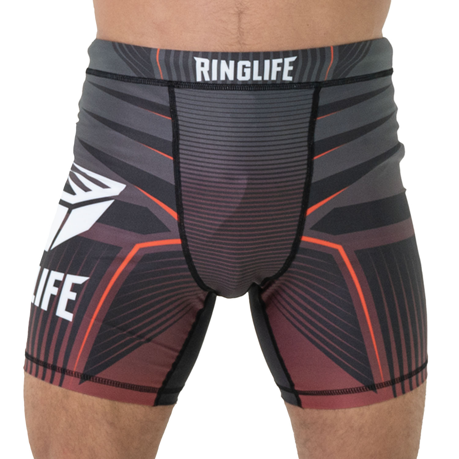 RINGLIFE Compression Shorts - Octaring schwarz-rot S