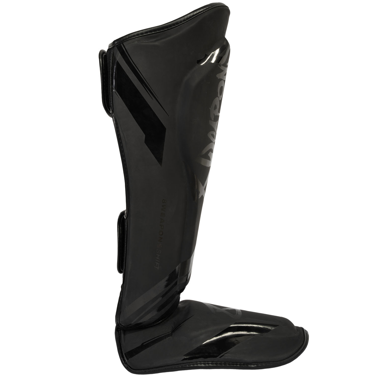 8 WEAPONS Shin Guards, Shift, black-matt, L
