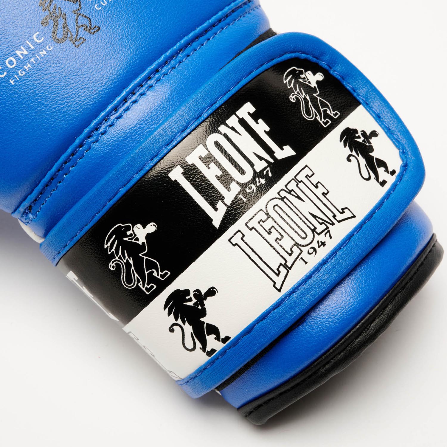 LEONE Boxhandschuhe, Iconic GN408J, blau, 6 Oz
