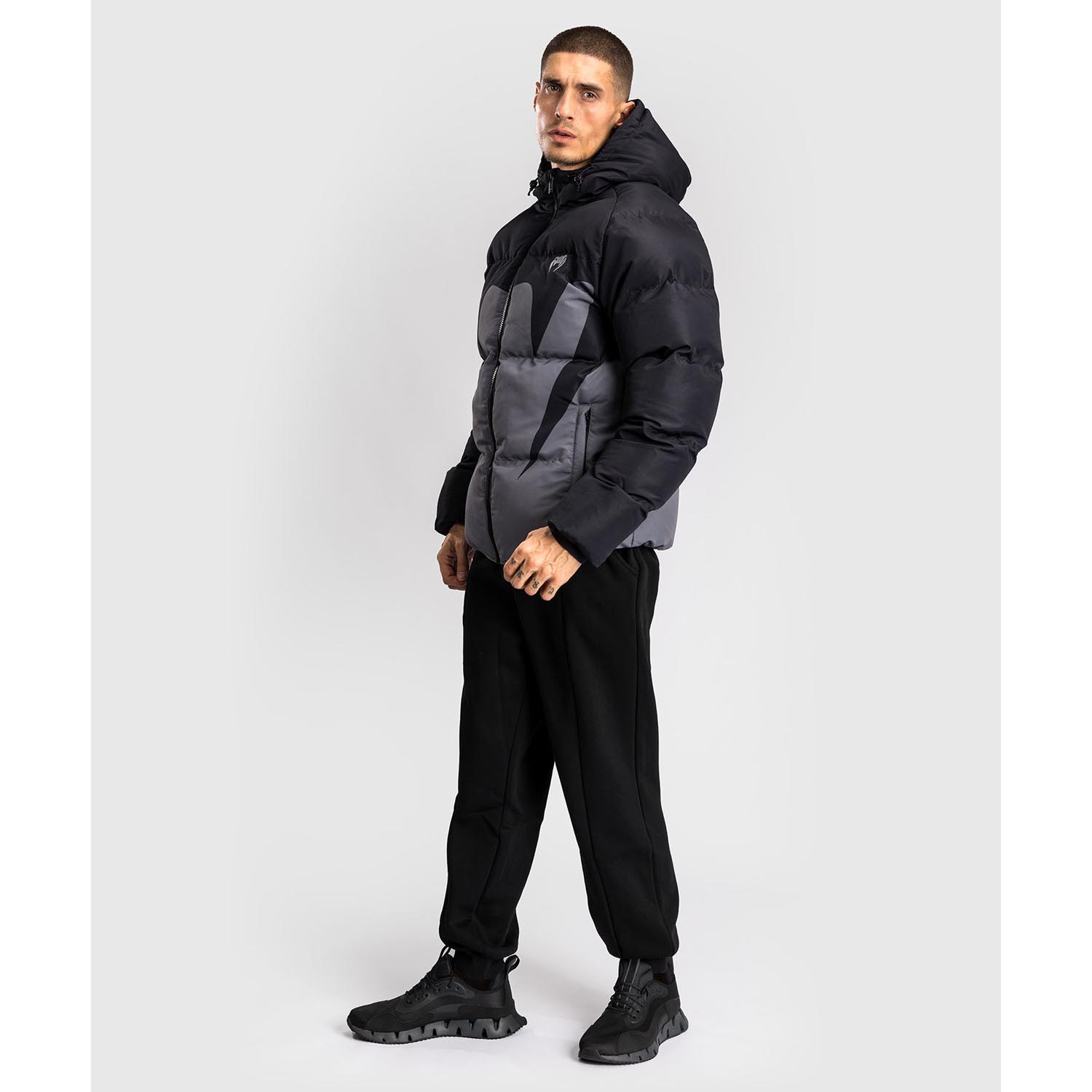 VENUM Daunenjacke, Attack, schwarz-grau, S