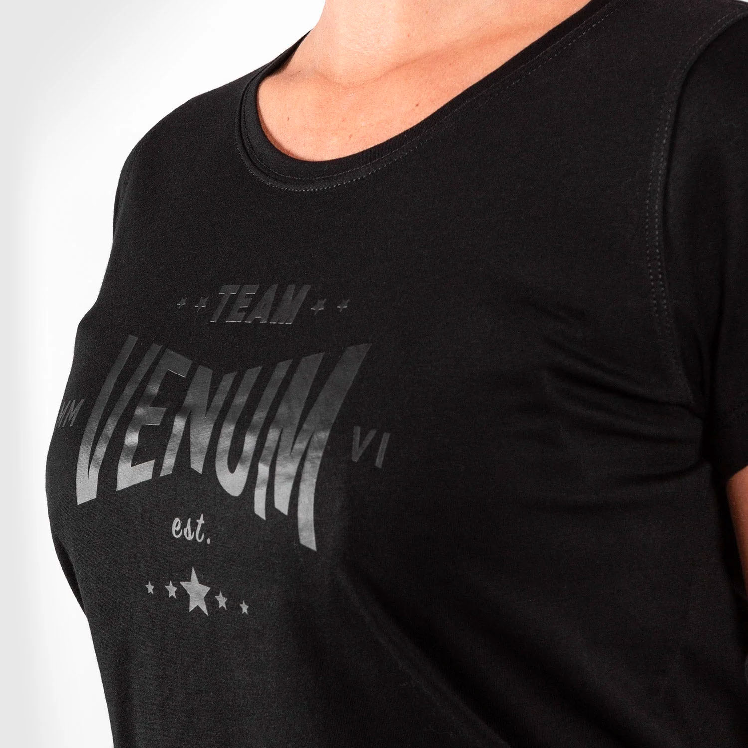 VENUM T-Shirt, Damen, Team 2.0, schwarz-schwarz, S