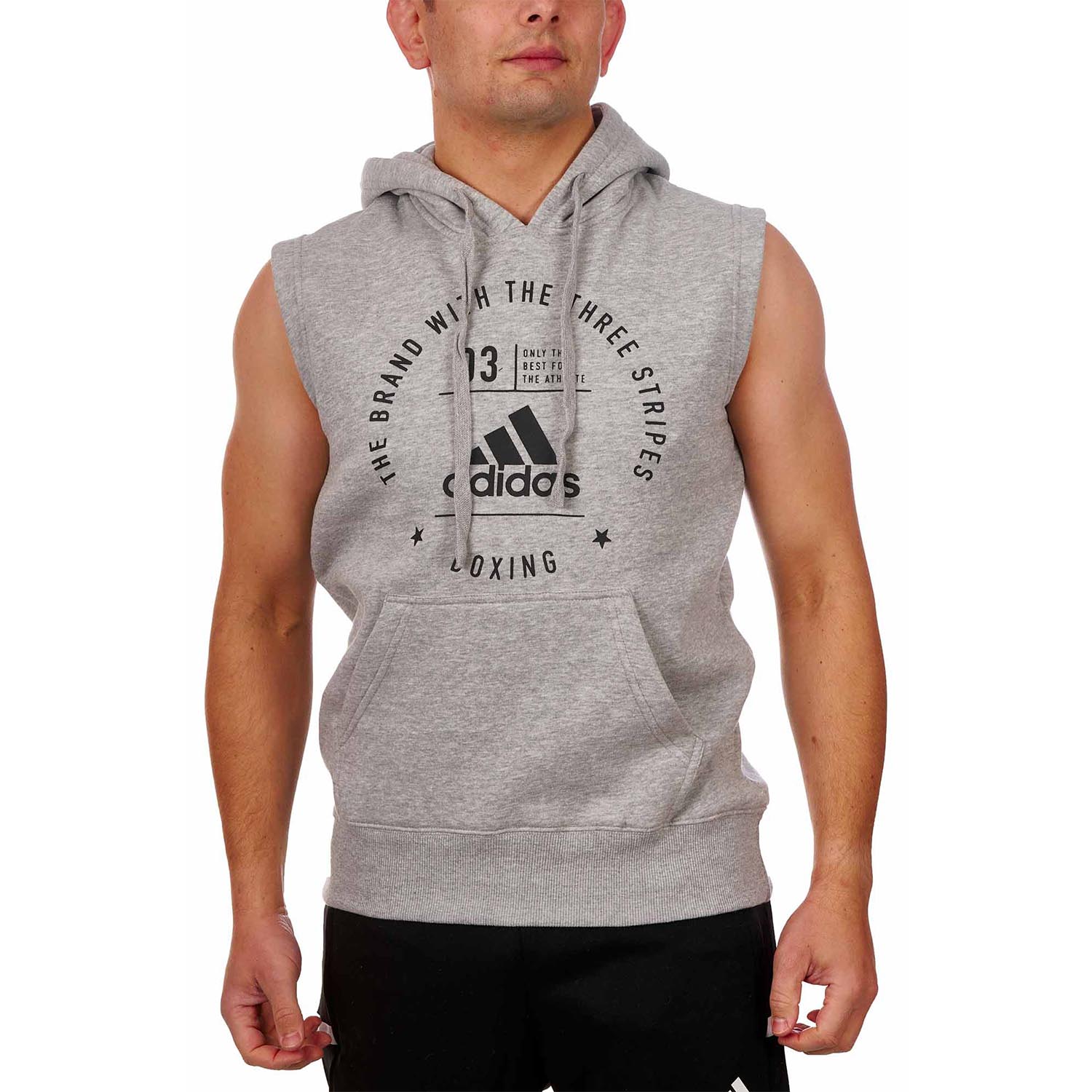 adidas Crop Hoody, Community, Boxing, grau, S