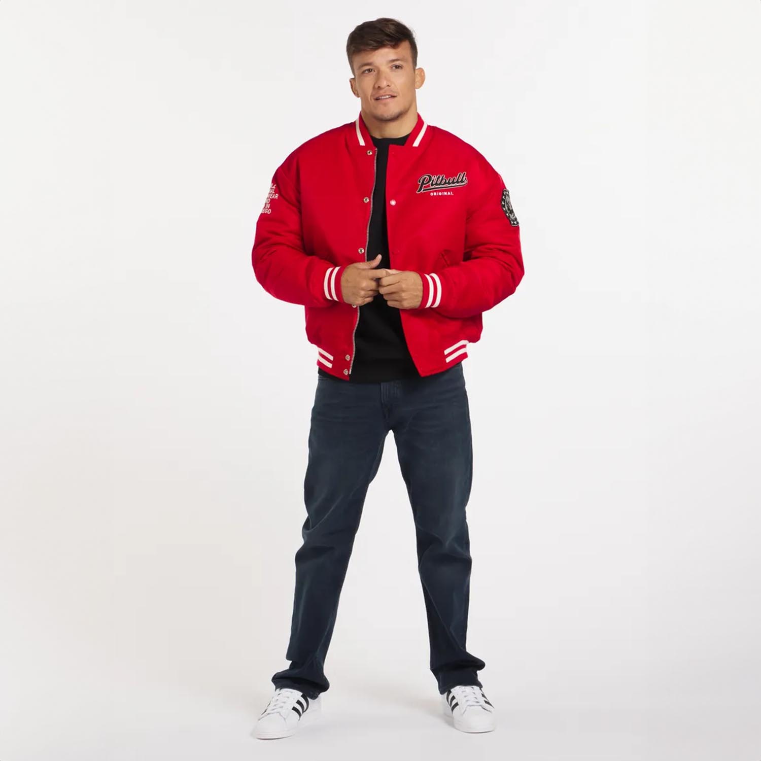 Pit Bull West Coast, Jacket, Seabridge Varsity, red, XXL