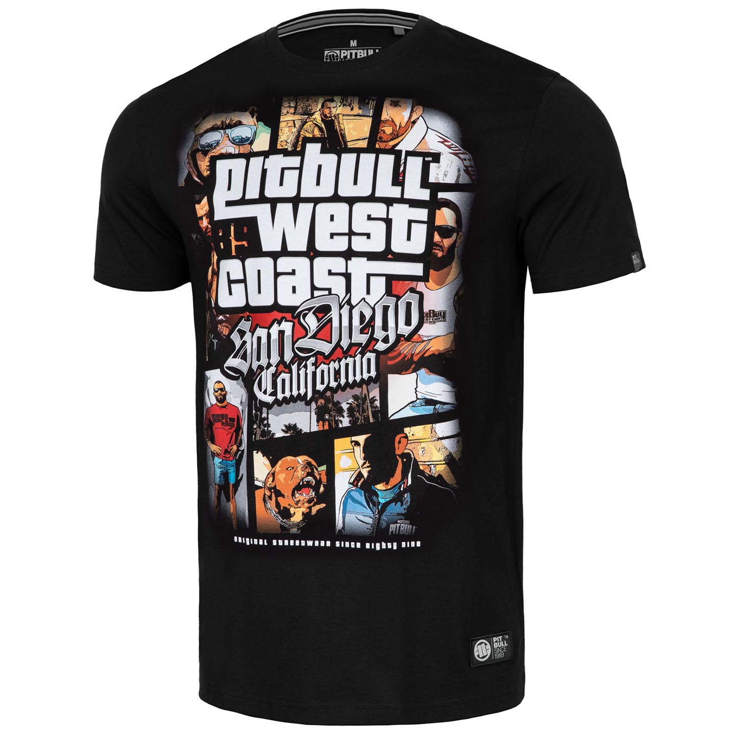 Pit Bull West Coast T-Shirt, Most Wanted, schwarz, XXXL