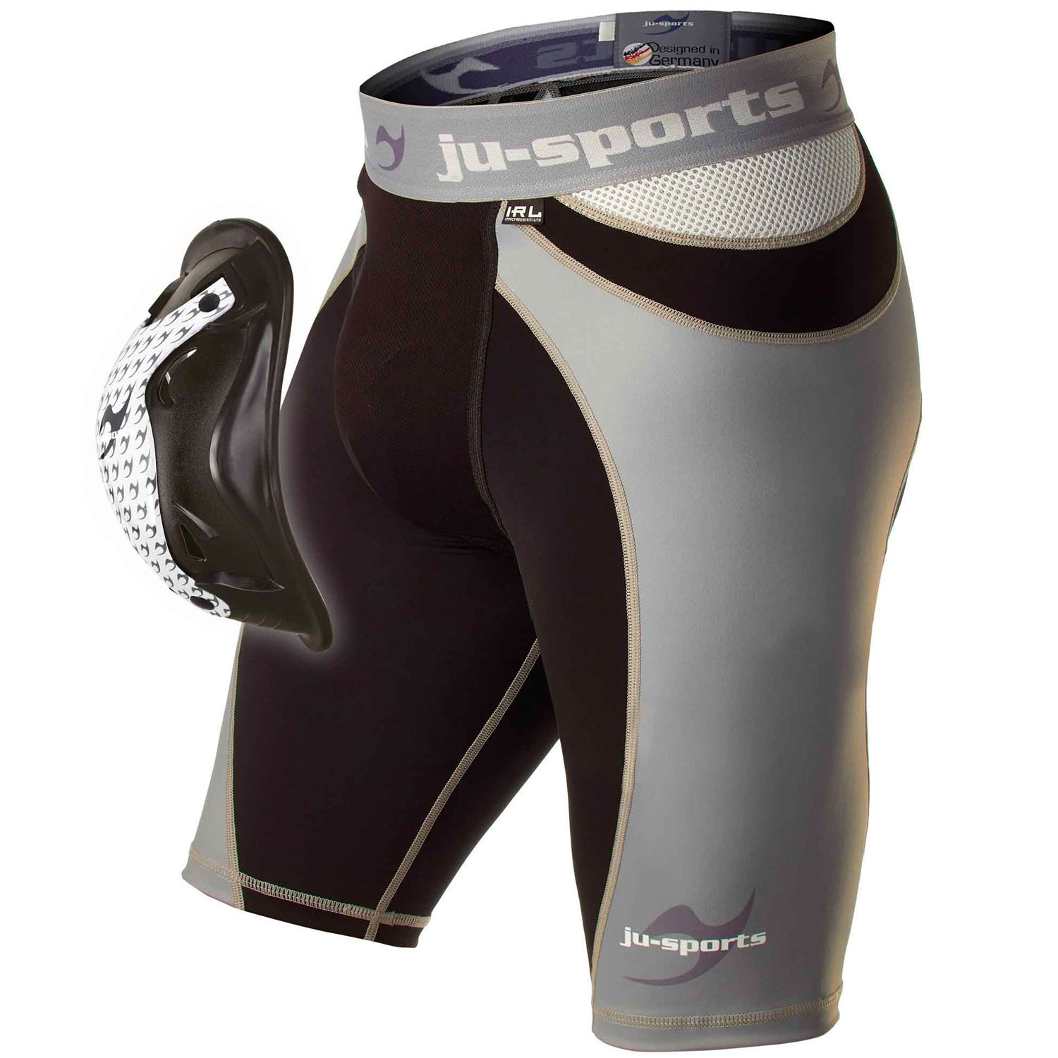 Ju-Sports Compression Shorts, Pro Line Motion Pro Flexcup, XXL