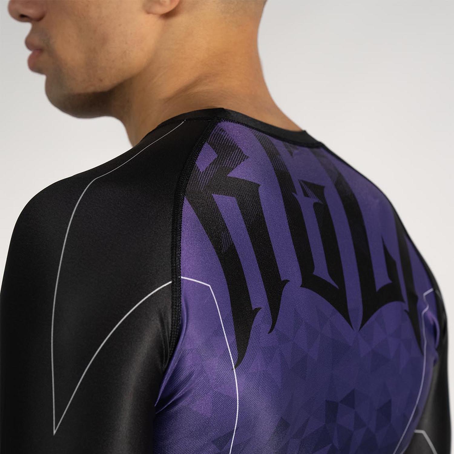 RINGLIFE Rashguard, L/S - Transition schwarz-lila XL