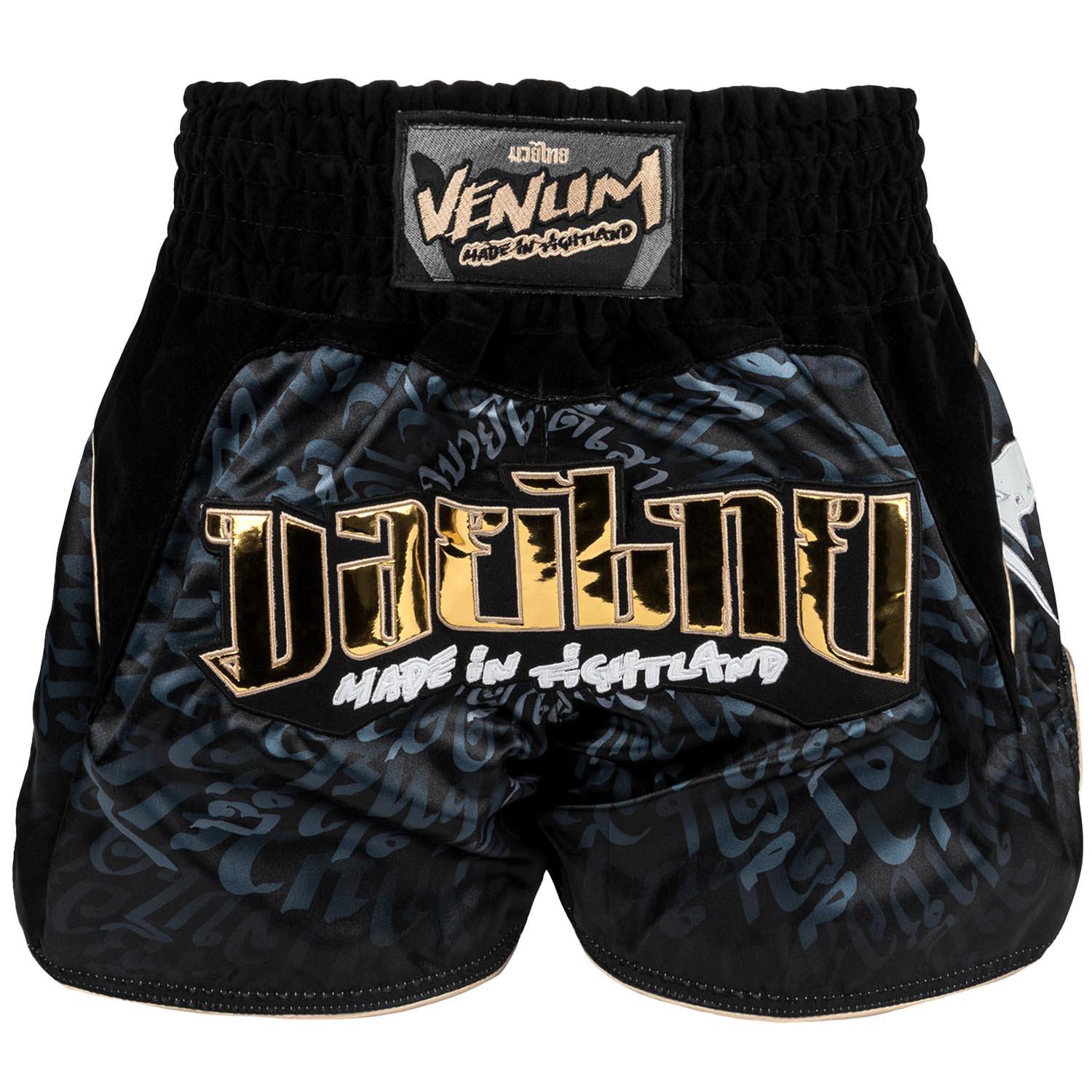 VENUM Muay Thai Shorts, Attack, schwarz-grau, S
