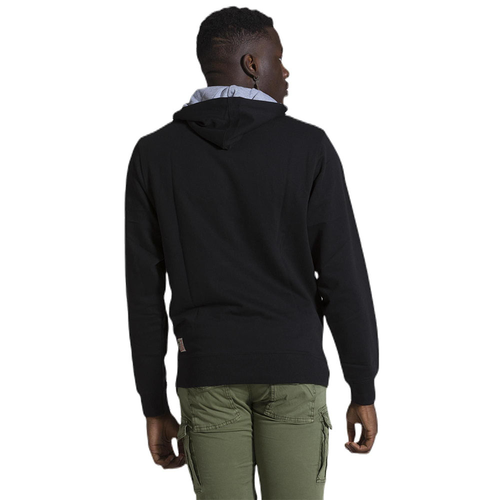LEONE Hoody, Basic, schwarz, M