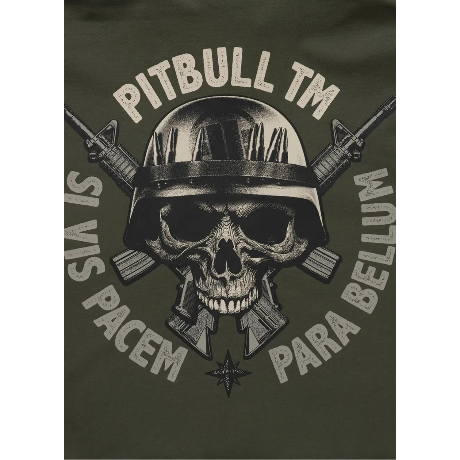 Pit Bull West Coast Pullover, Para Bellum, olive, S