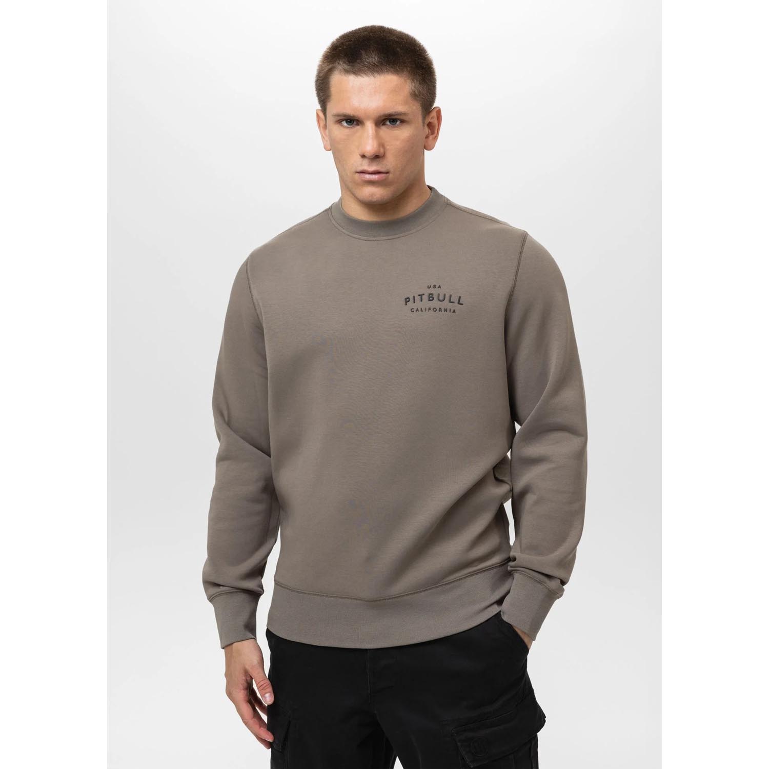 Pit Bull West Coast Pullover, Sampson, taupe, XXXL