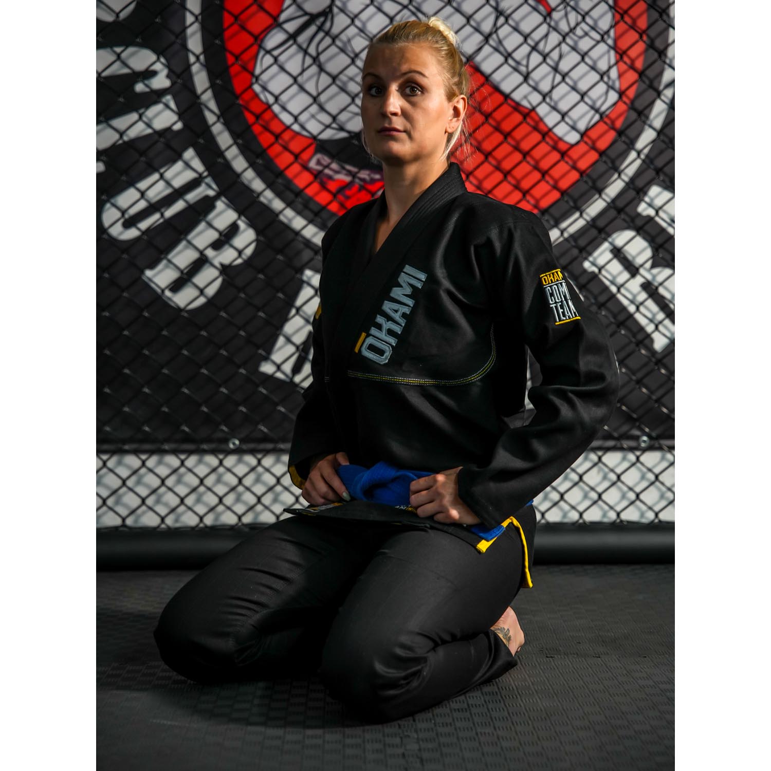 OKAMI BJJ GI, Competition Team V2, black, A3L