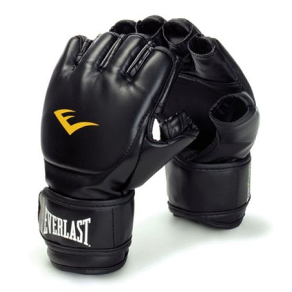 Everlast Boxing Gloves, MMA Grappling, black, L/XL