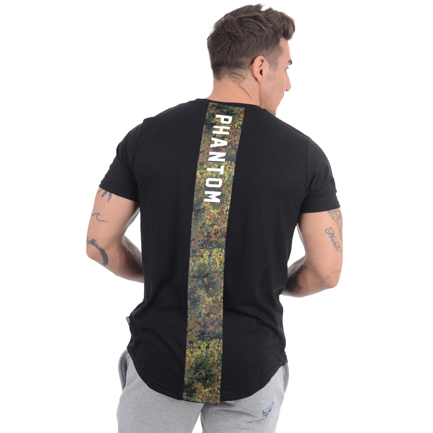 Phantom Athletics T-Shirt, Elite, schwarz-camo, S