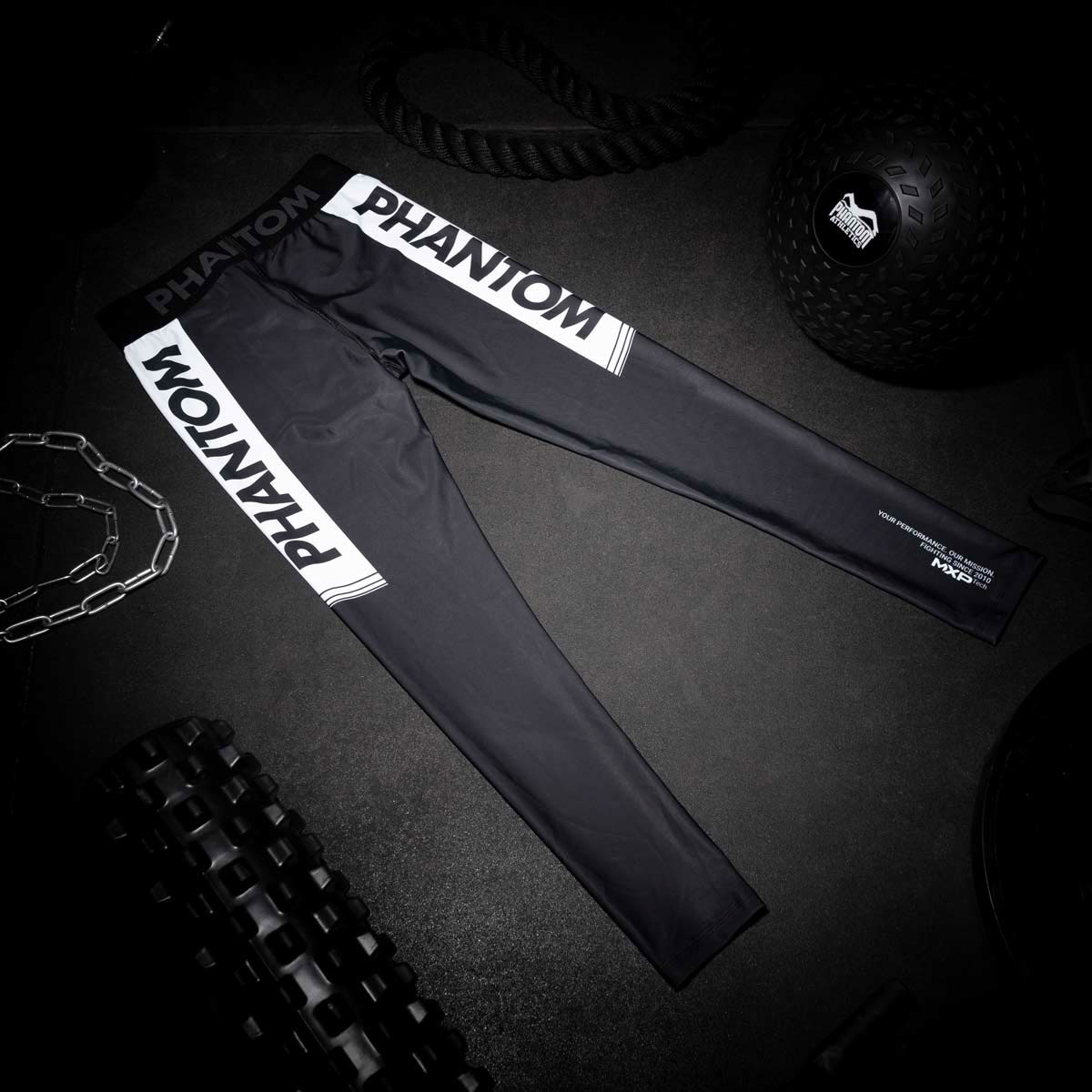 Phantom Atheltics Compression Pants, Apex, black, XXL