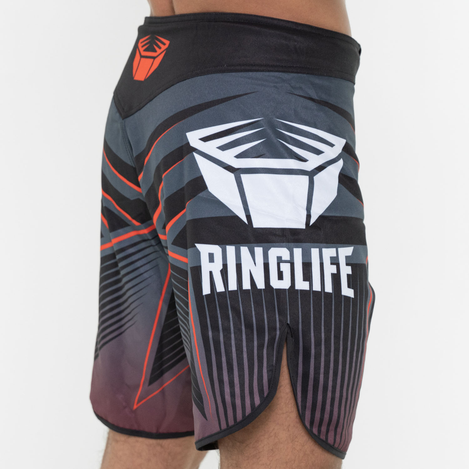 RINGLIFE MMA Shorts - Octaring schwarz-rot XS