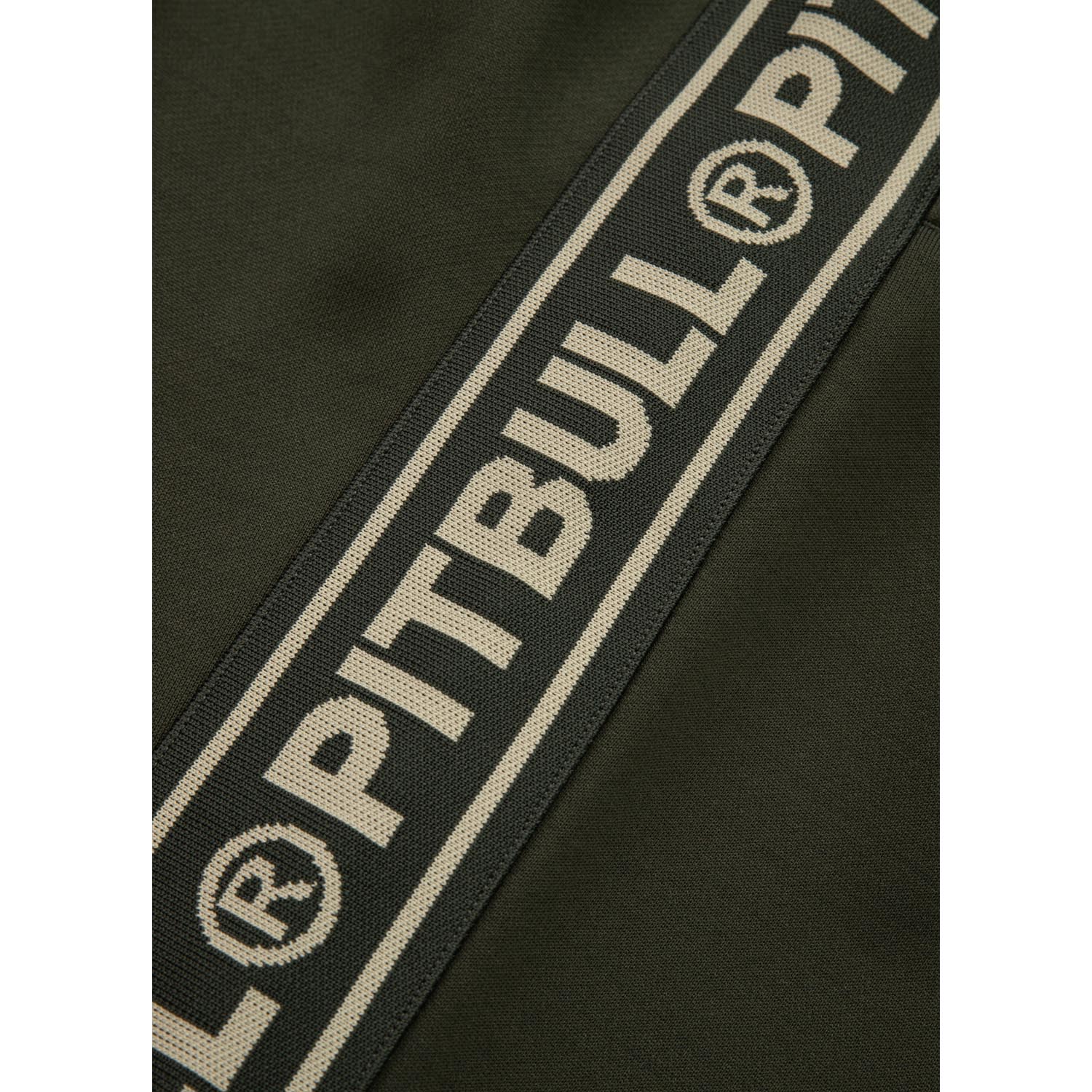 Pit Bull West Coast Jogging Pants, Tape Logo, olive, S