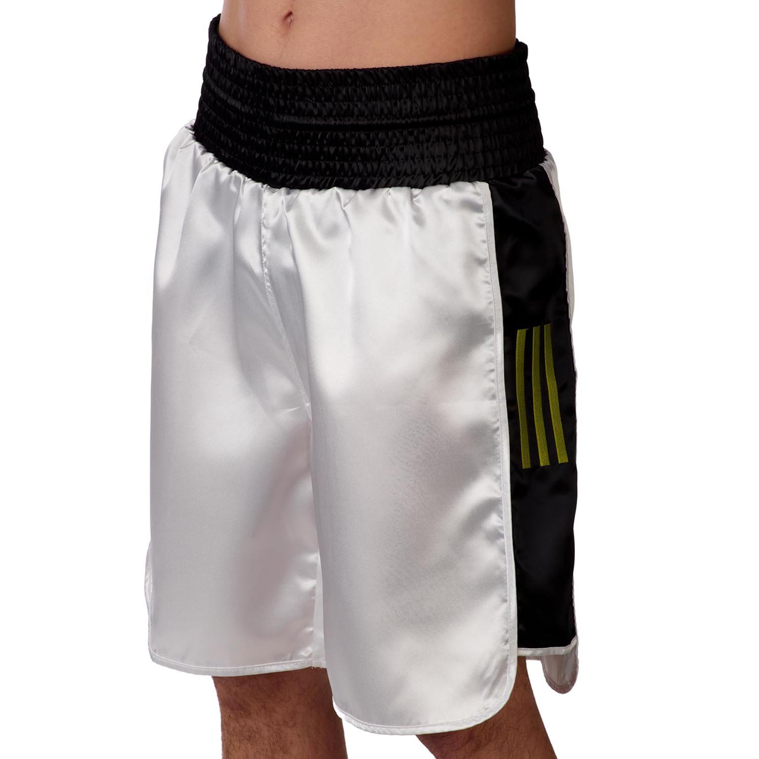 adidas Boxing Shorts, BX3 Pro, white-black, XXL