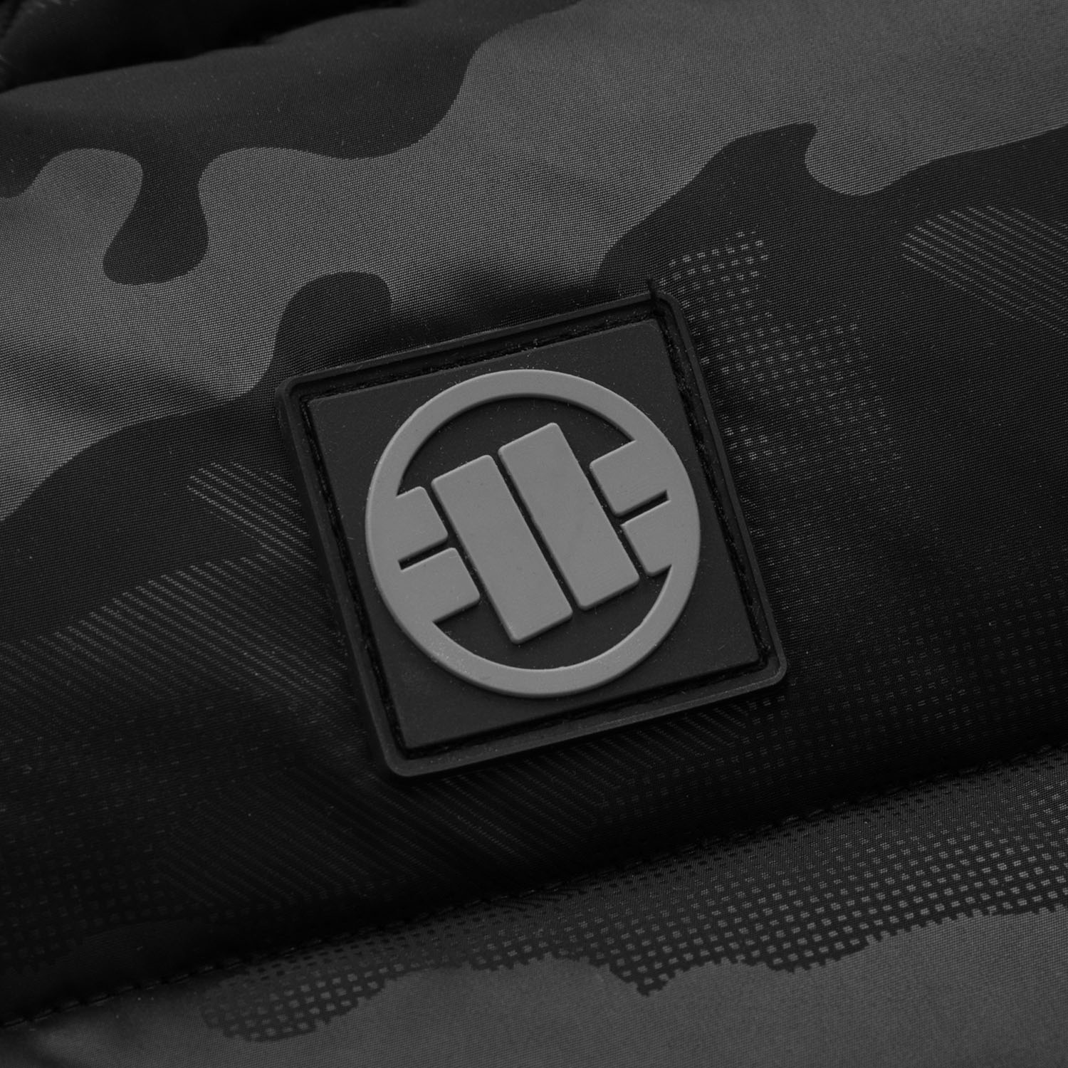 Pit Bull West Coast Jacket, Padded Hooded Airway 5, black-camo, XXL