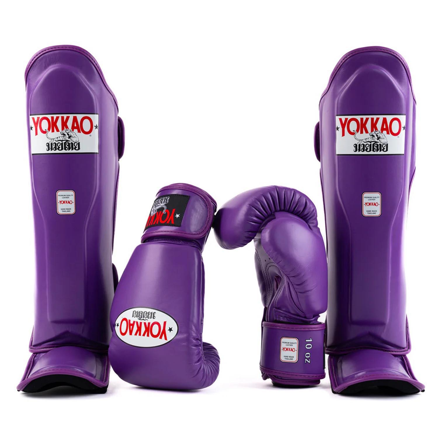 YOKKAO Shinguards, Matrix, purple, L