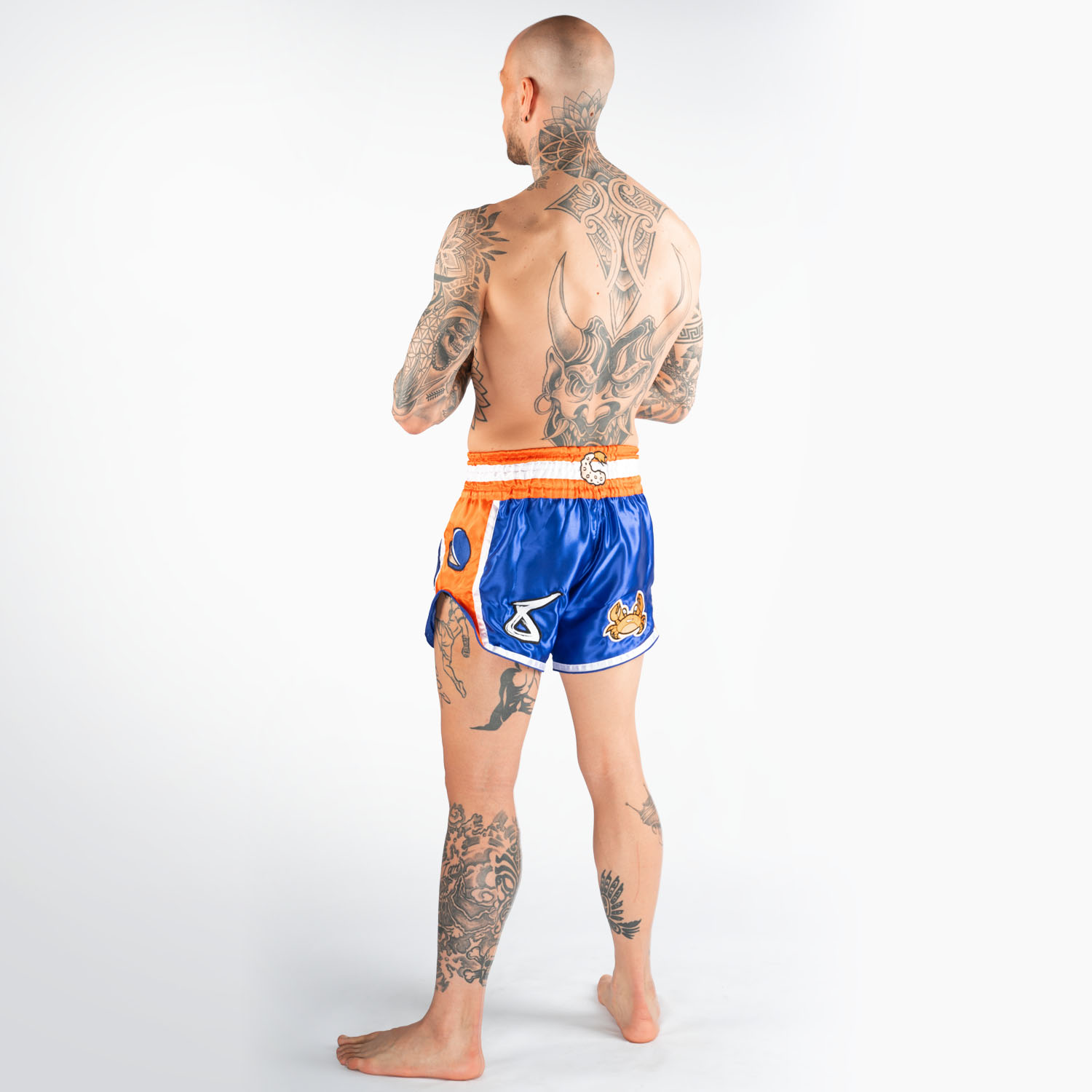 8 WEAPONS Muay Thai Shorts, Muay Talay, blau, XXL