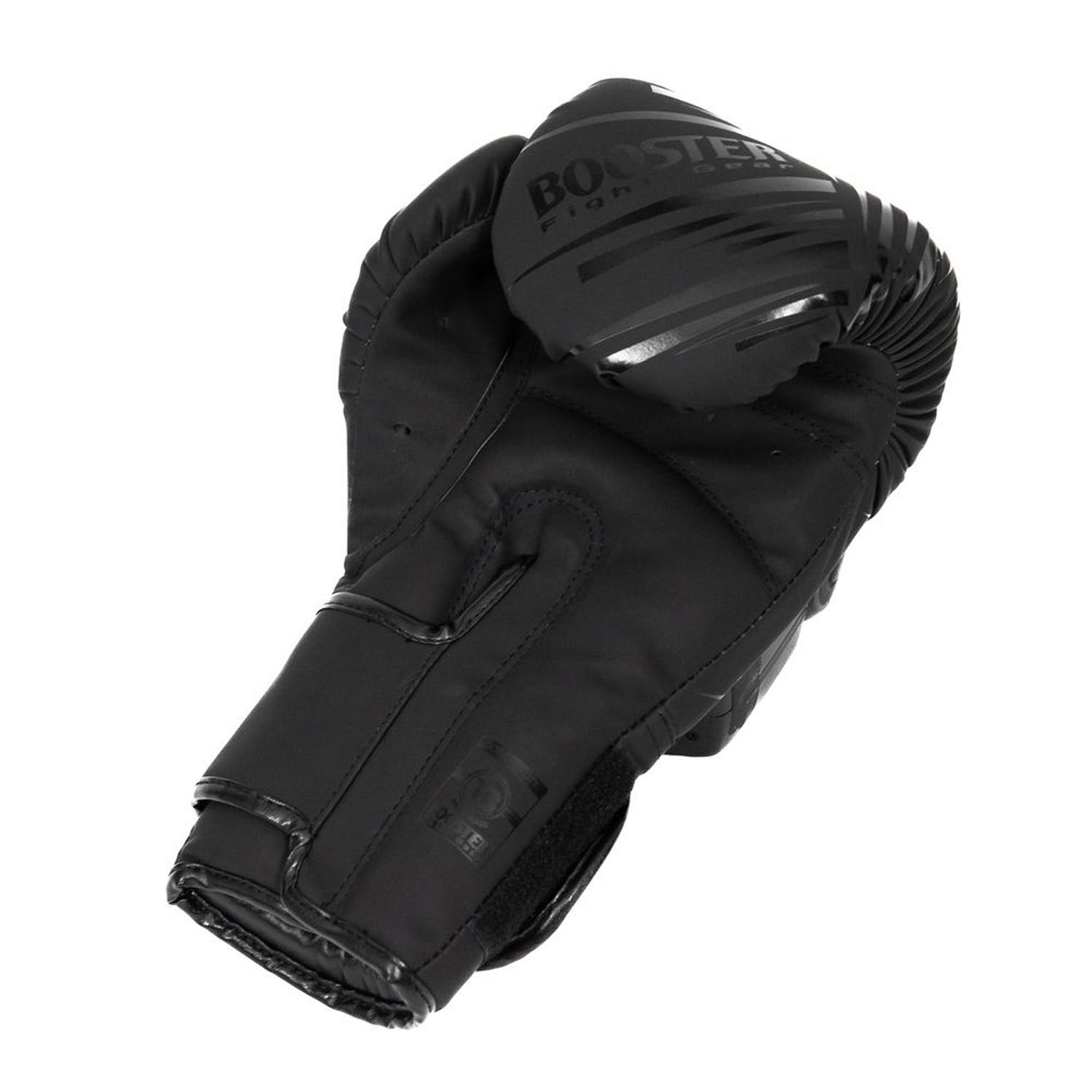 Booster Boxhandschuhe, Kinder, Alpha, schwarz-schwarz, 4 Oz