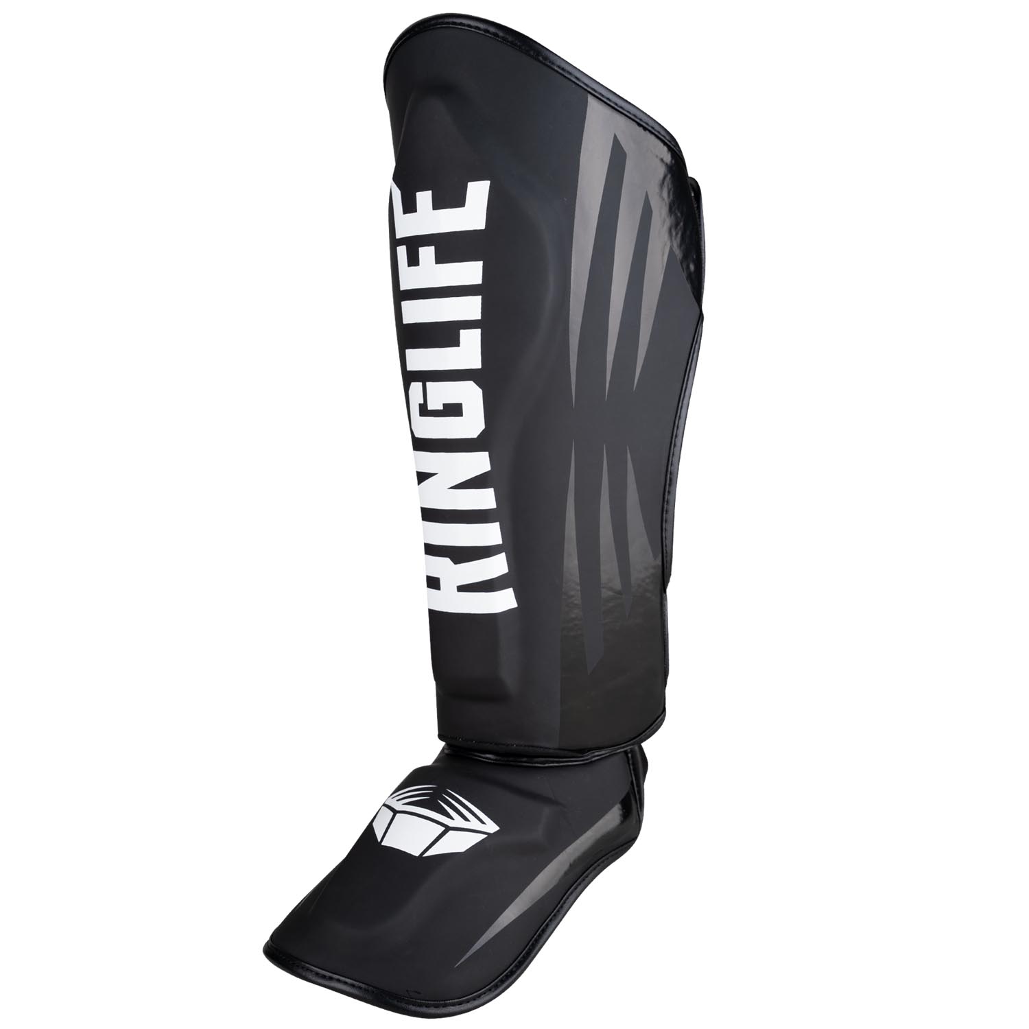 RINGLIFE Schienbeinschoner, No.1, schwarz-weiß, XL