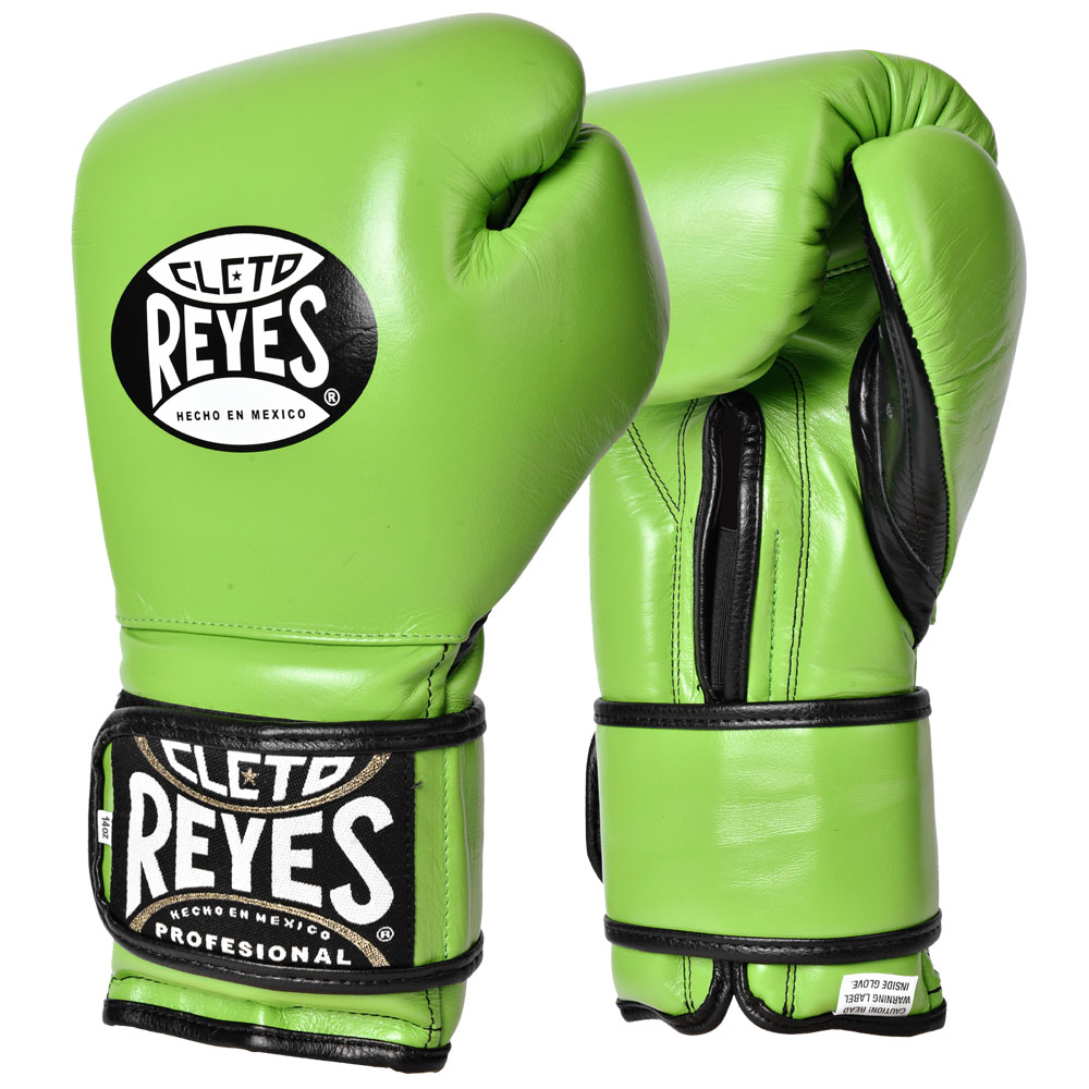 Cleto Reyes Boxhandschuhe, Klett Sparring, grün, 16 Oz