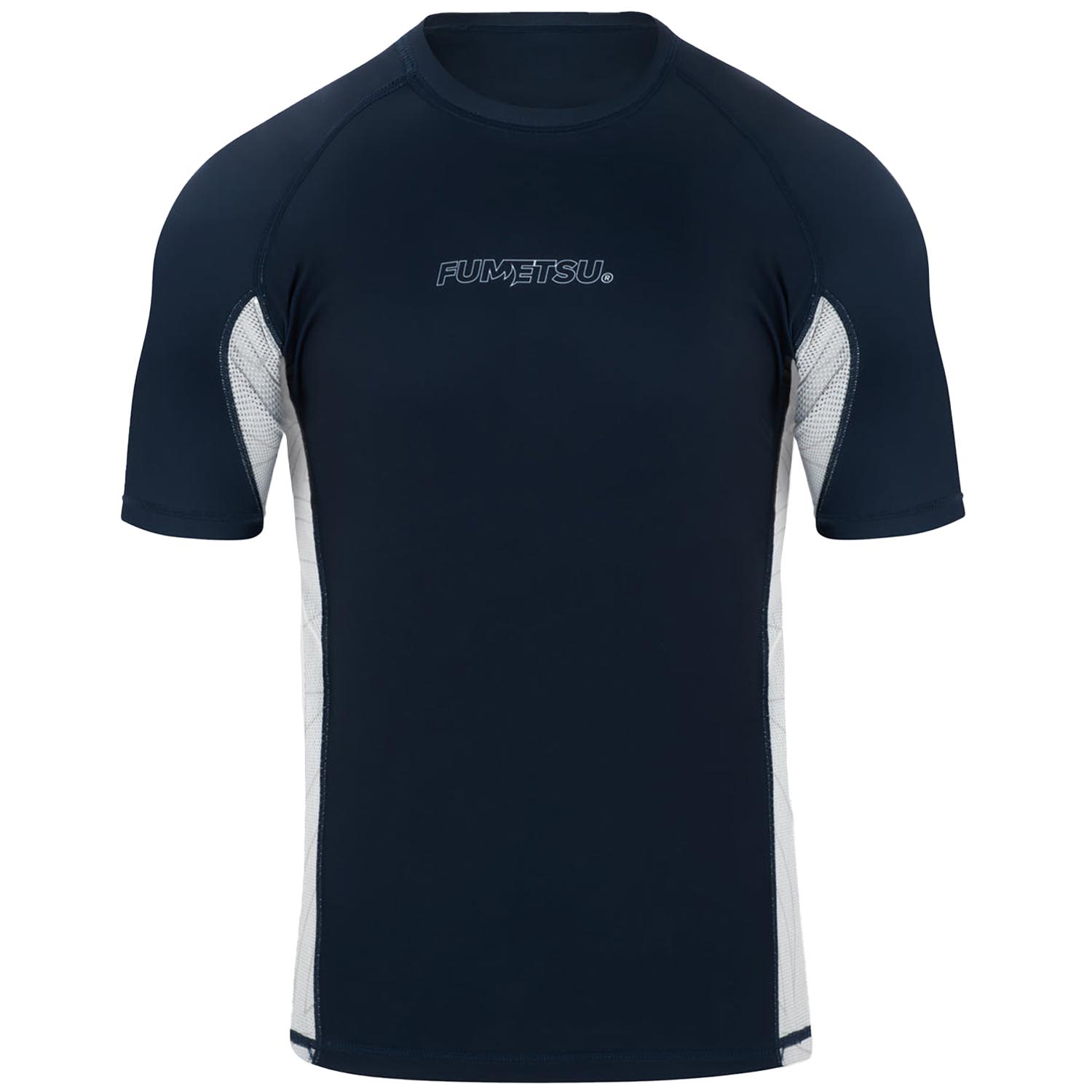 Fumetsu Rashguard, S/S, Icon, navy-white