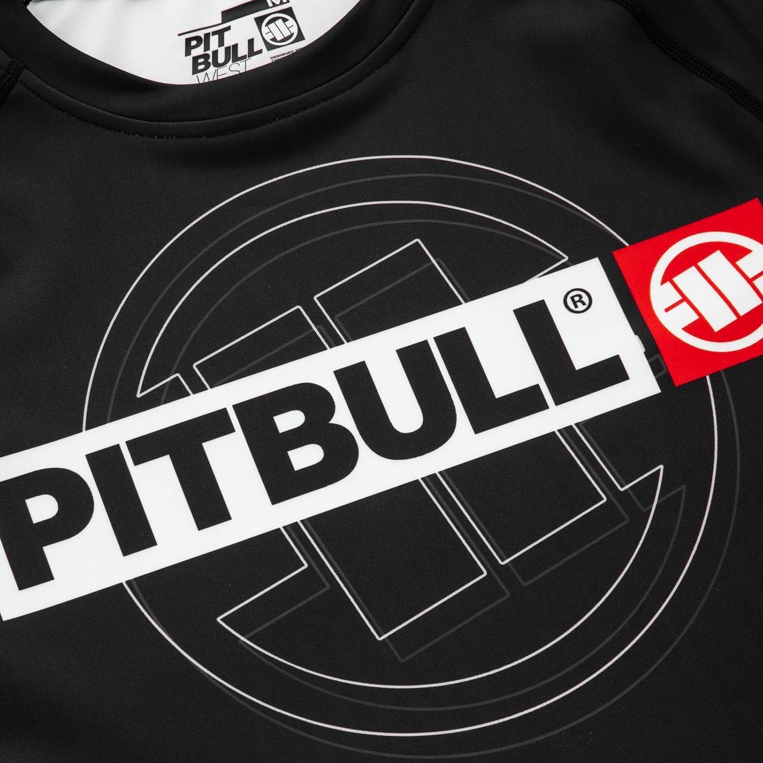 Pit Bull West Coast Rashguard, L/S, Hilltop Sports, black, M