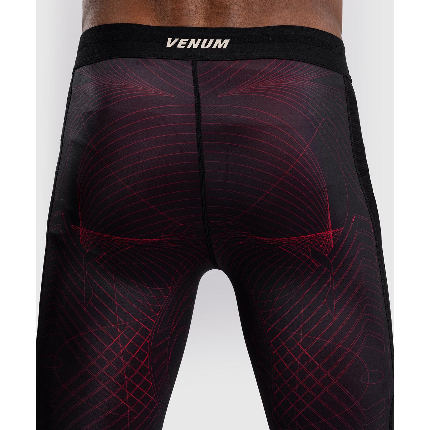 VENUM Compression Pants, G-Fit Air, black-red, XL