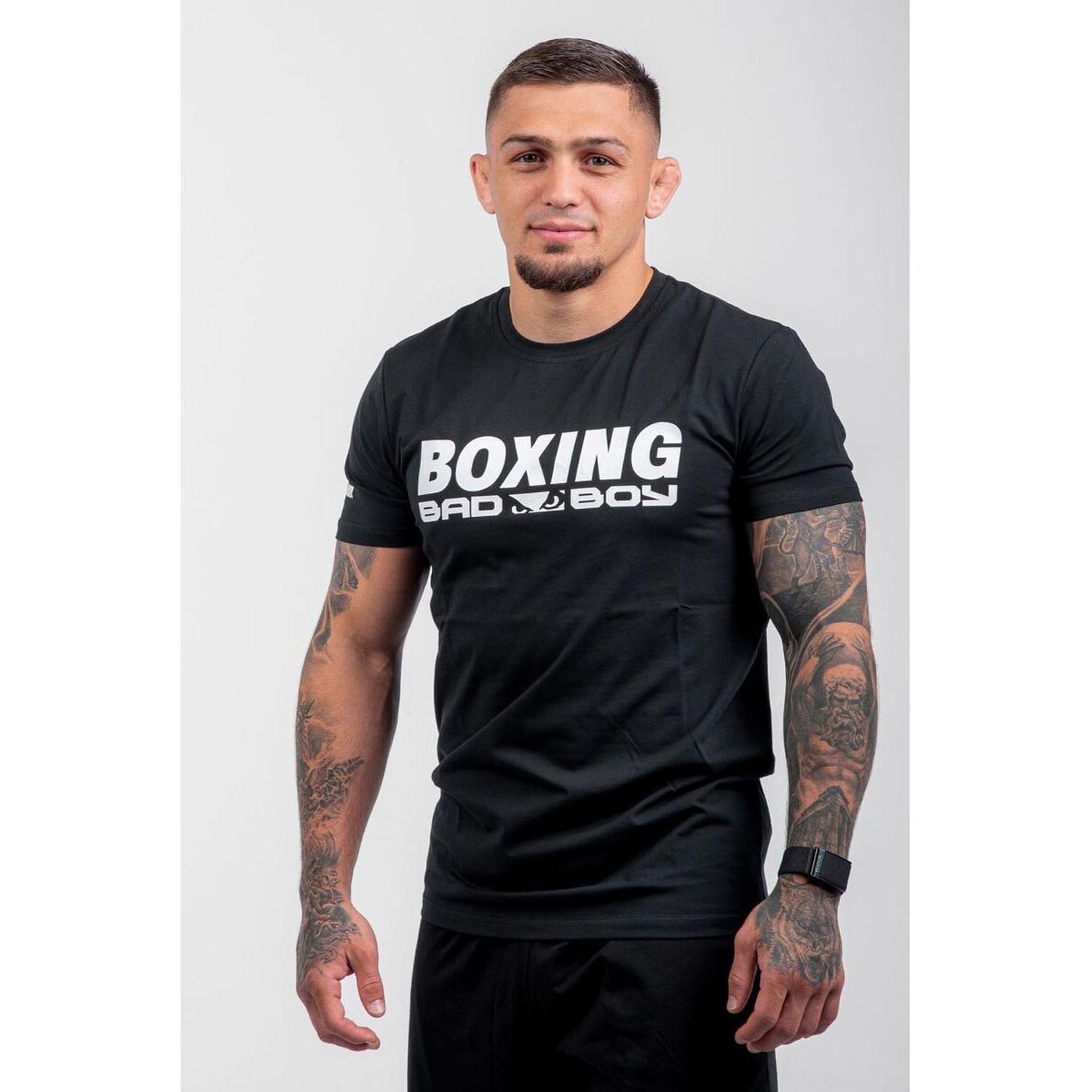 Bad Boy T-Shirt, Boxing, black-white