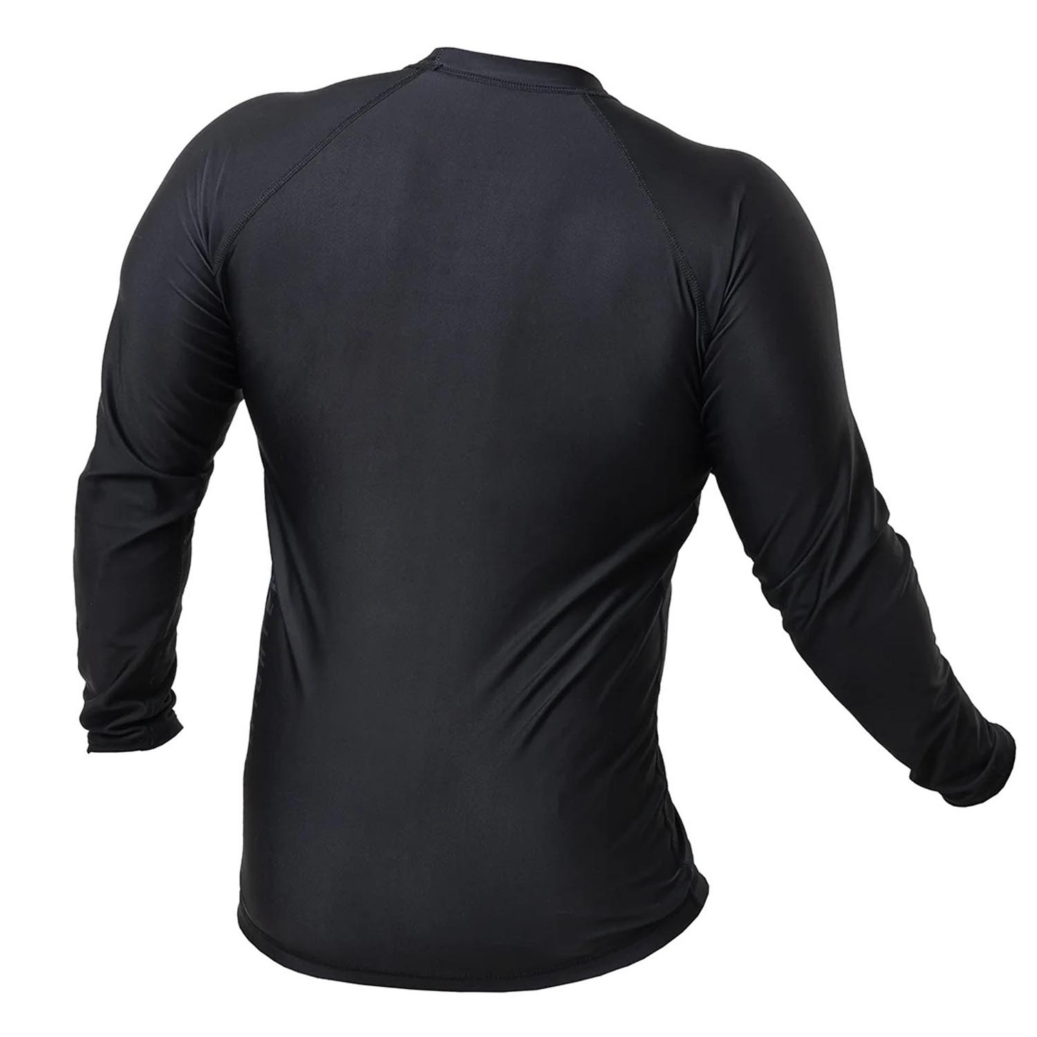 ASKARI Rashguard, L/S, Clean, black, XXL